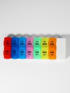 Таблетница - органайзер «Неделька», с таблеторезкой, съёмные ячейки, утро/вечер, 20×7.5×2.5 см, 7 контейнеров по 2 секции, разноцветная - Фото 5