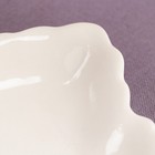 Блюдо "Кленовый лист", белое, керамика, 20х18х4 см - Фото 4