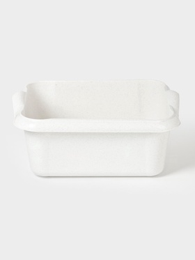 Таз квадратный, 10 л, 37×31×15.5 см, пластик, МИКС