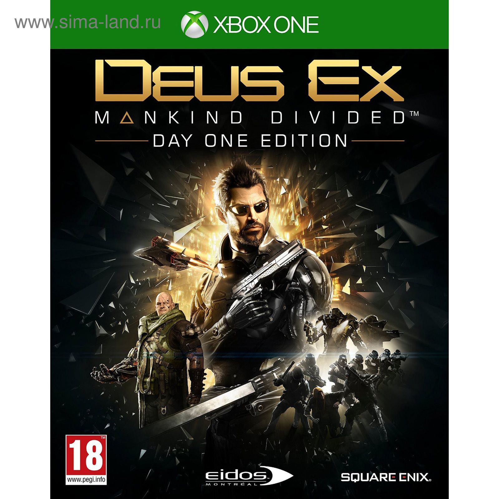 Игра для Xbox One DEUS EX: MANKIND DIVIDED. Day one edition. (1688402) -  Купить по цене от 799.00 руб. | Интернет магазин SIMA-LAND.RU