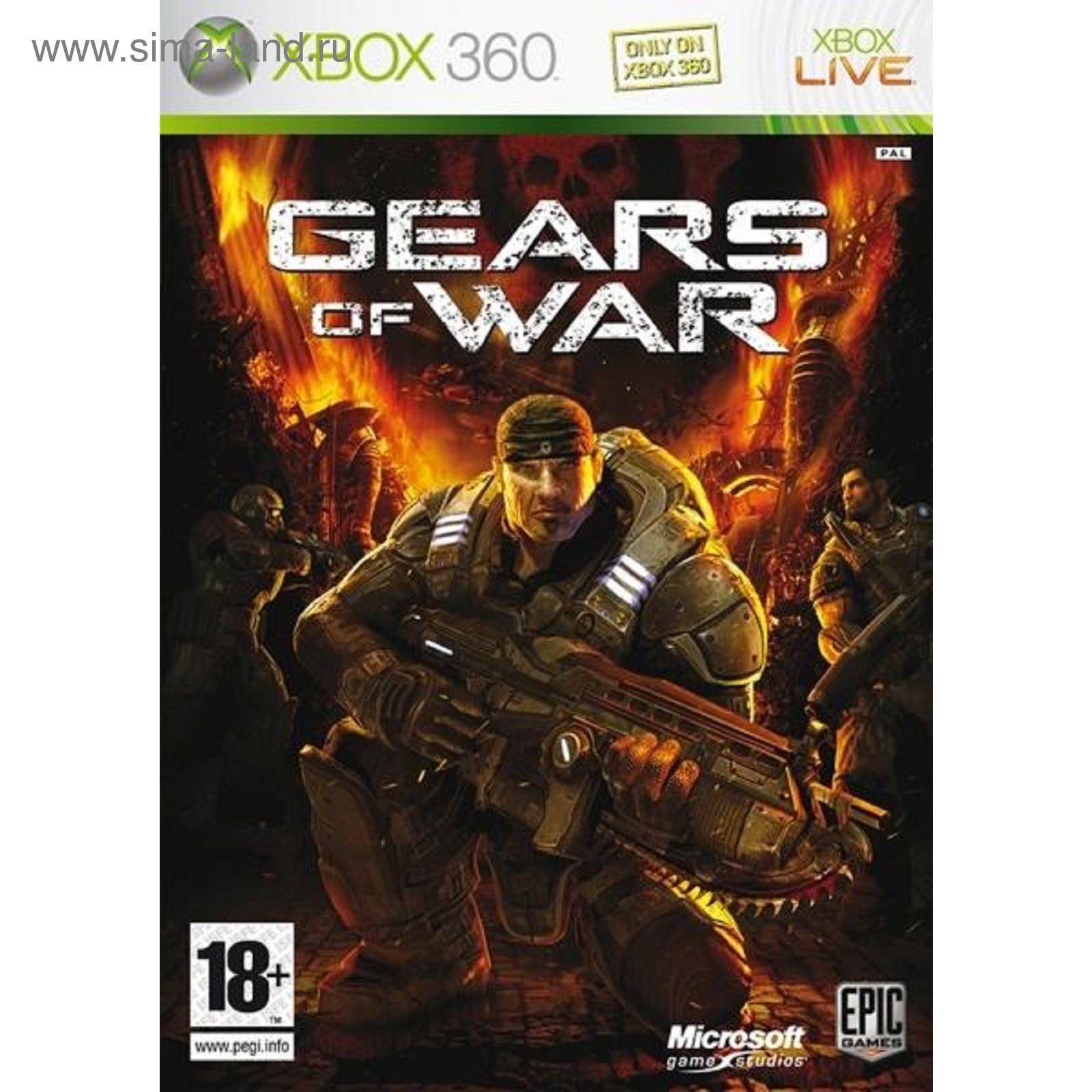 Игра для Xbox 360 GEARS OF WAR (U19-00106) (1688409) - Купить по цене от 1  398.97 руб. | Интернет магазин SIMA-LAND.RU