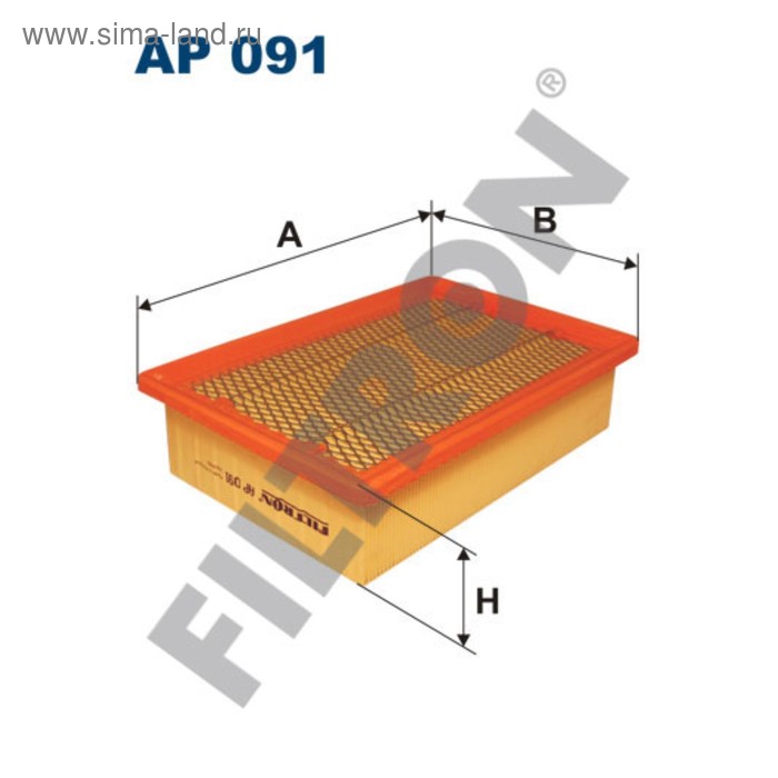 Фильтр воздушный FILTRON AP091 - Фото 1