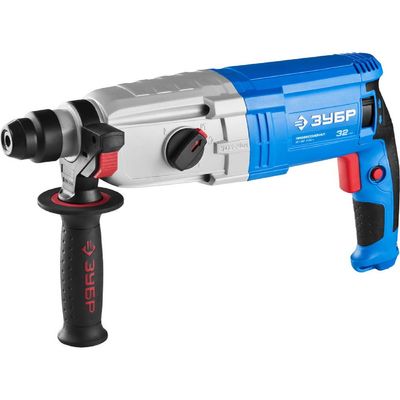 Перфоратор «ЗУБР» ЗП-32-1100К, SDS-plus, 3.4 Дж, 0-920 об/мин, 0-5100 уд/мин, 1100 Вт, кейс