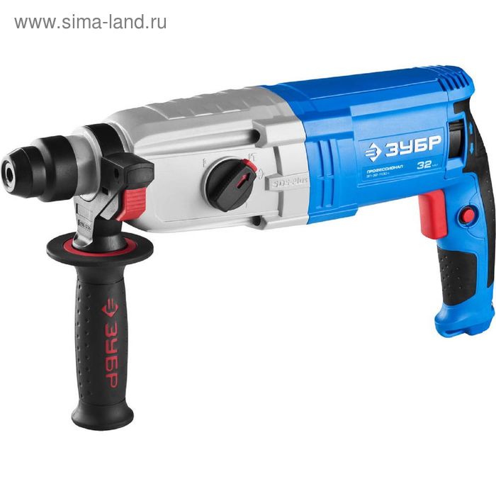 Перфоратор «ЗУБР» ЗП-32-1100К, SDS-plus, 3.4 Дж, 0-920 об/мин, 0-5100 уд/мин, 1100 Вт, кейс - Фото 1