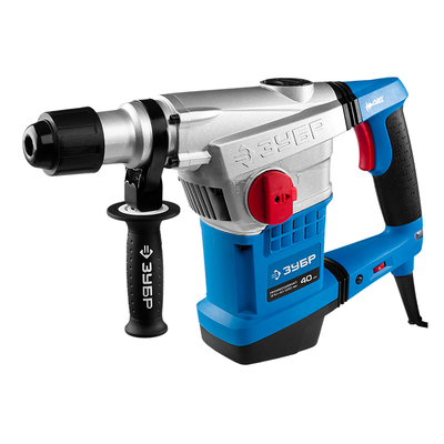Перфоратор «ЗУБР» ЗПМ-40-1250 ЭВК, SDS-Max, 10 Дж, 6.8 кг, 1250 Вт, кейс