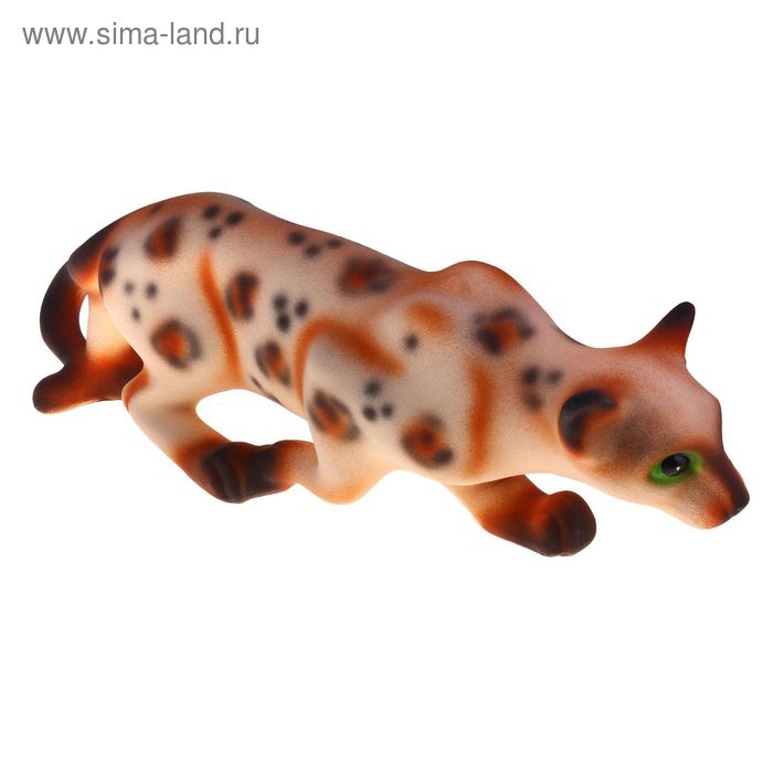 Фигура "Кошка Крадущаяся" леопардовая 45х11х15см - Фото 1