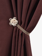 Подхват для штор «Цветок перламутровый», d=5.5 см, цвет золотой - Фото 2