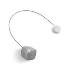 Подхват для штор на тросике "Куб", d=2,5см, цвет белый - Фото 1