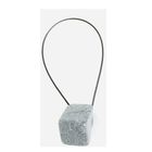 Подхват для штор на тросике "Куб", d=2,5см, цвет белый - Фото 2