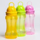 Поильник детский с силиконовой трубочкой, от 9 мес., 350 мл., МИКС - Фото 2
