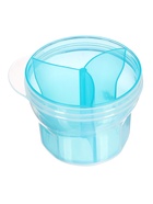 Контейнер для хранения детского питания, 3 секции по 75 мл., 9.5×8.5 см, 225 мл., голубой - Фото 9