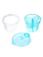 Контейнер для хранения детского питания, 3 секции по 75 мл., 9.5×8.5 см, 225 мл., голубой - Фото 18