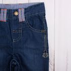 Брюки джинсовые для мальчика, рост 68 см, цвет голубой CB 7J039_М - Фото 2