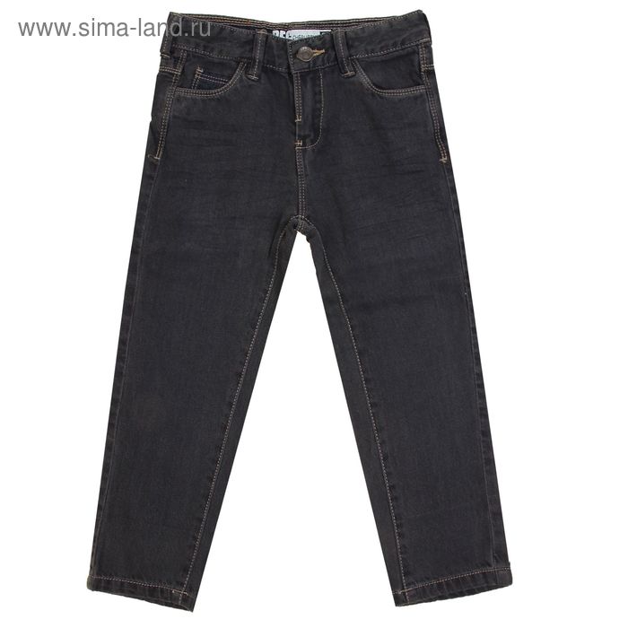 Брюки джинсовые для мальчика, рост 116 см, цвет серый CK 7J031 - Фото 1
