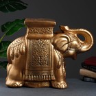 Фигура - подставка "Слон" бронза, 21х54х43см - фото 8295268