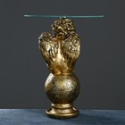 Подставка - стол "Ангел на шаре" большой, бронза 60см - Фото 4