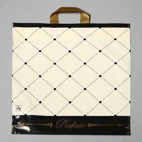 Пакет «Перфекто Шик», полиэтиленовый с петлевой ручкой, 46?42 см, 95 мкм (комплект 25 шт)