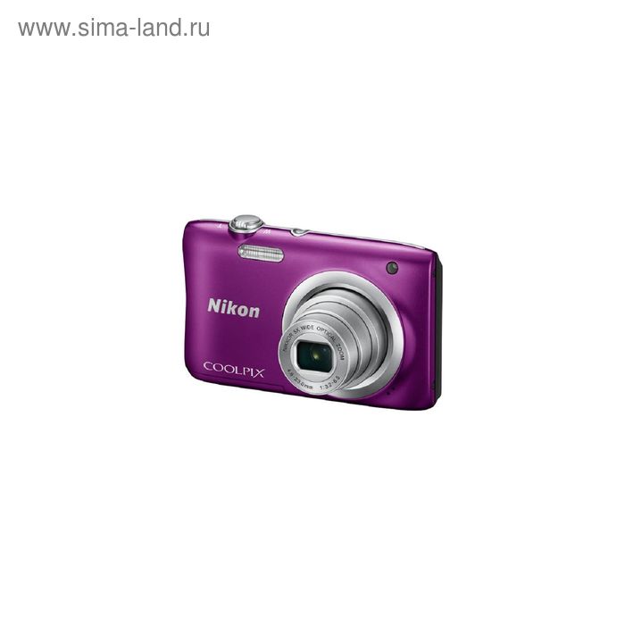 Фотоаппарат Nikon CoolPix A100 фиолетовый 20.1Mpix Zoom5x - Фото 1