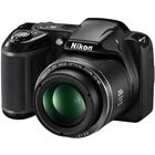 Фотоаппарат Nikon CoolPix L340 черный 20Mpix Zoom28x - Фото 1