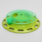 Игровой комплекс для кошек, с отсеками для корма и шариком, цвет МИКС - Фото 1