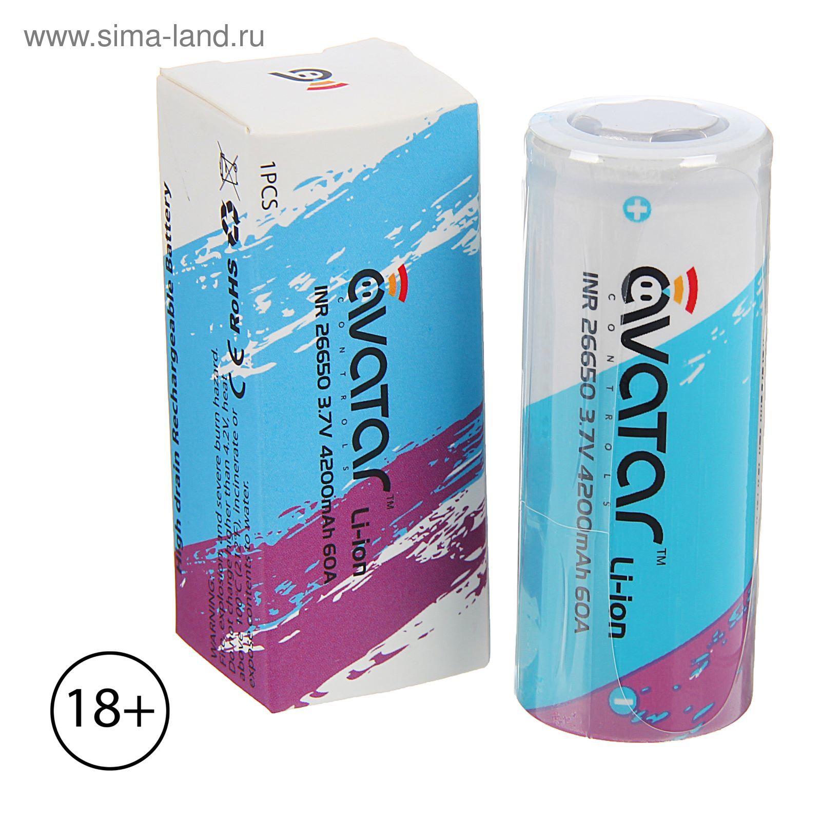 Аккумулятор Avatar 4200 mAh, 30А (26650) (1696111) - Купить по цене от ...