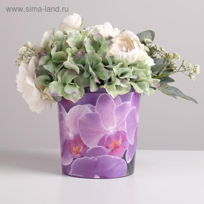 Кашпо для цветов «Орхидея», 1,6 л, 14 х 14 см - Фото 1