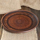 Тарелка "Дымка", гладкая, красная глина, плоская, 20 см - Фото 2