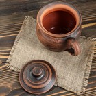 Сметанник "Вьюнок", декор, красная глина, 0.5 л, микс - Фото 8