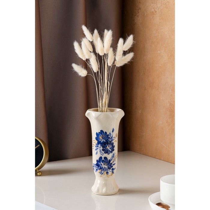 Ваза керамическая "Тюльпан", настольная, роспись, 22 см - Фото 1
