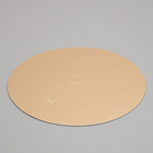 Подложка кондитерская, круглая, золото-жемчуг, 28 см, 1,5 мм - Фото 2