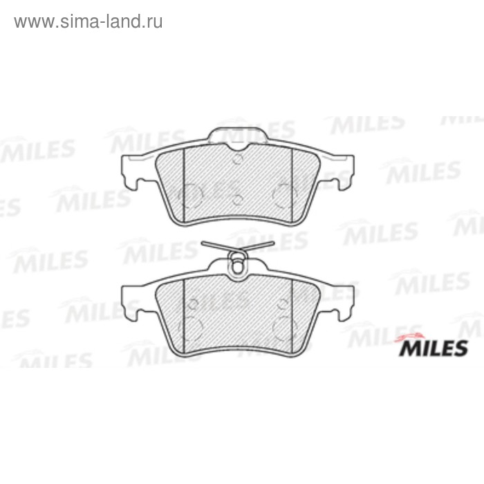 Тормозные колодки задние MILES E110005 - Фото 1