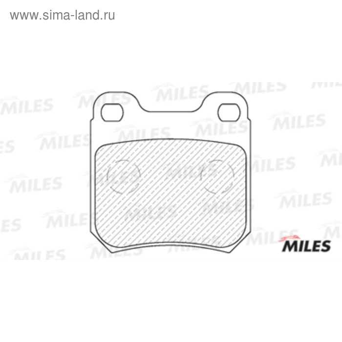 Тормозные колодки задние MILES E110122 - Фото 1