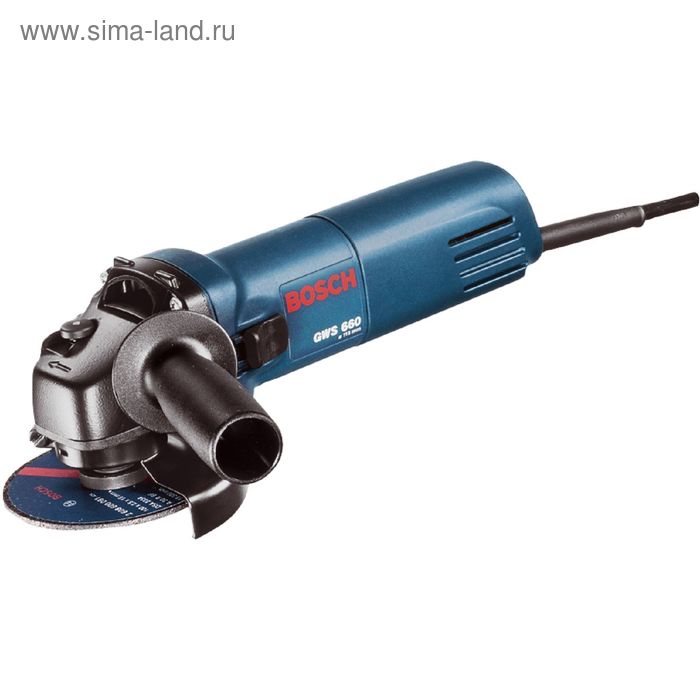 Машина углошлифовальная BOSCH GWS 660 (0 601 375 08N) 660Вт 11000об/мин 125мм - Фото 1