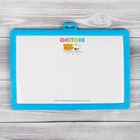 Доска магнитная двухсторонняя со зверьками, под маркер и мел, мел 4 шт. в машинке, маркер, магниты 2 шт. - Фото 5