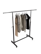 Вешало П-образное, чёрное 90-170×44×75-150 см - Фото 3