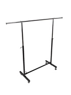 Вешало П-образное, чёрное 90-170×44×75-150 см - Фото 2