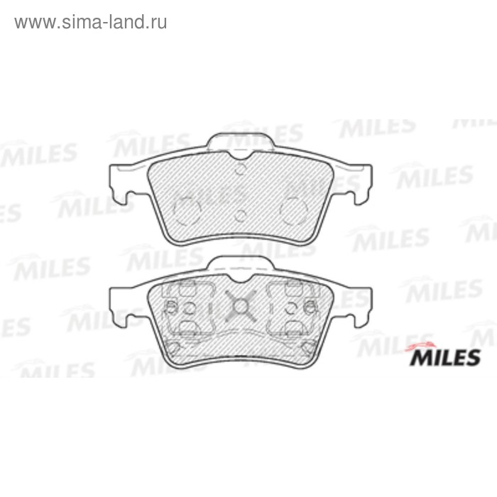 Тормозные колодки задние MILES E110113 - Фото 1