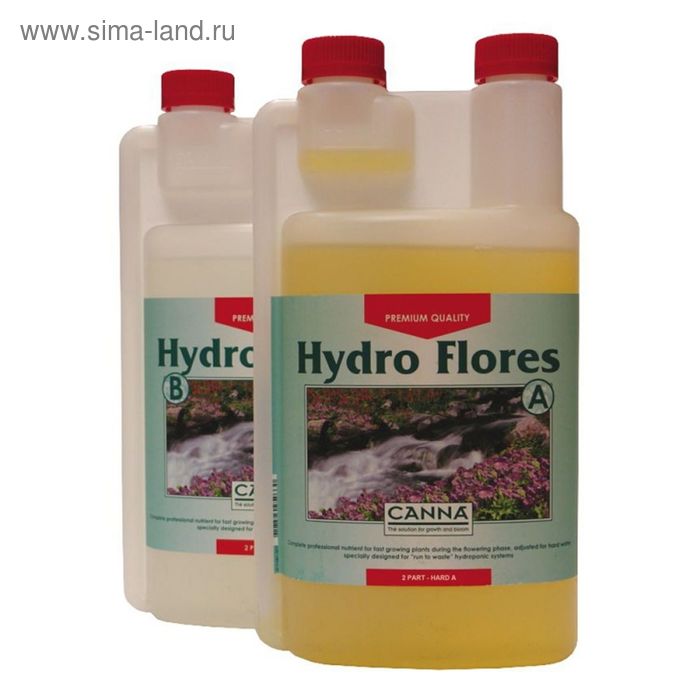 Удобрение CANNA Hydro Flores A+B, 1 L (soft water) - Фото 1