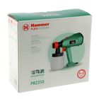 Краскопульт Hammer Flex PRZ350, электрический, 350Вт, 700 мл/мин, 0.8л, 60 DIN - Фото 4