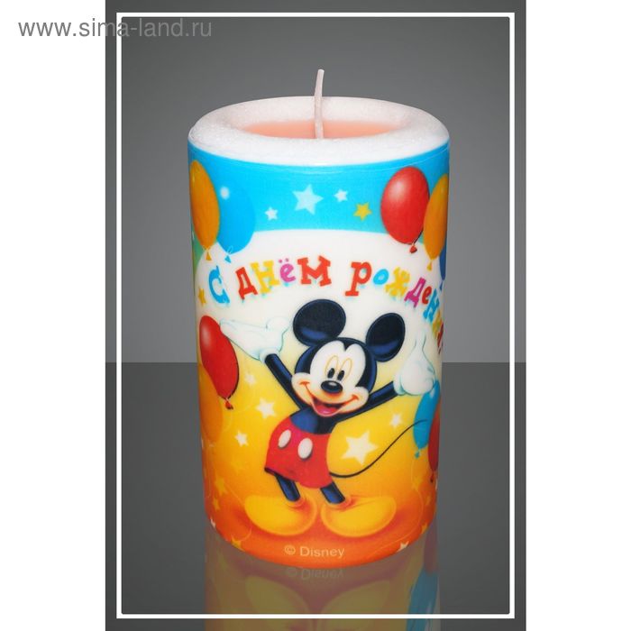 свеча-сюрприз "Дисней. Микки Маус" аромат: ваниль - Фото 1