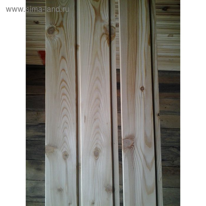 Вагонка ЛИСТВЕННИЦА сорт "В" 250х6,8х1,5см в упаковке 10шт - Фото 1