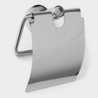 Держатель для туалетной бумаги Stölz «Классика», с крышкой, хромированный - Фото 4