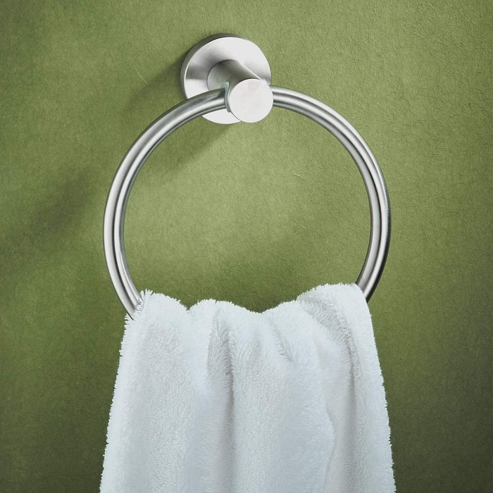 Держатель для полотенец одинарный, кольцо «Классика» - Фото 1