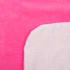 Плед утепленный с вышивкой, размер 90*90 см, цвет розовый 20-3В-В - Фото 3