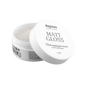 Моделирующая паста для волос Kapous Professional Matt Gloss, сильной фиксации, 100 мл