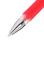 Набор гелевых ручек Calligrata, 3 цвета, узел 0.7 мм, резиновый упор, в блистере на кнопке - Фото 3