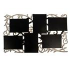 Фоторамка пластик на 6 фото 10х15 см "Вьюн" серебро 55х33 см - Фото 4