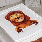 Комод детский 4-х секционный «Декор. Лев», белый - Фото 2