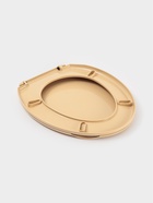 Сиденье для унитаза «Декор. Кожа», 44.5×37.5 см, с крышкой, коричневое 1739017