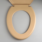 Сиденье для унитаза «Декор. Кожа», 44.5×37.5 см, с крышкой, коричневое - Фото 4